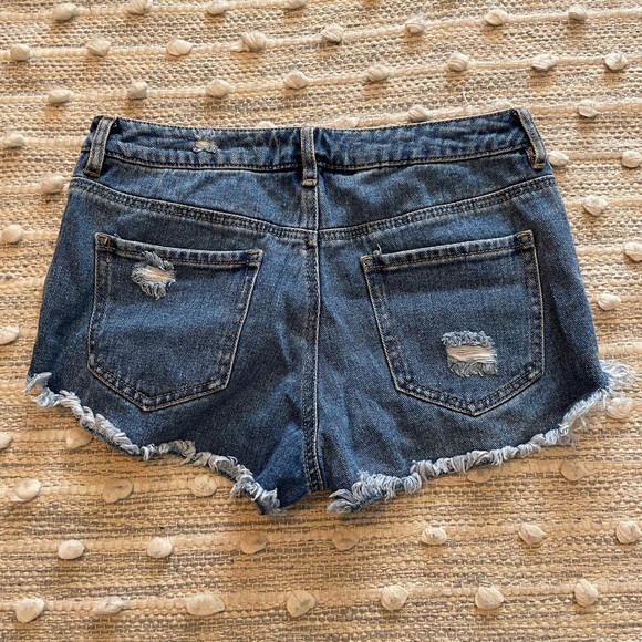 Pacsun High Rise Jean Shorts - Picture 3 of 3